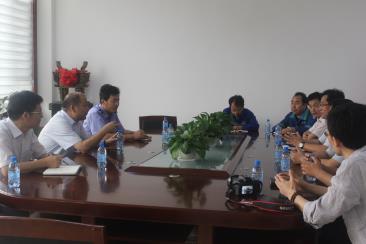 Dongying District vice mayor Gao Xinwei line to Haida logistics safety check